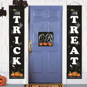 

New Style Halloween Funny Curtain Holiday Door Decoration for Home