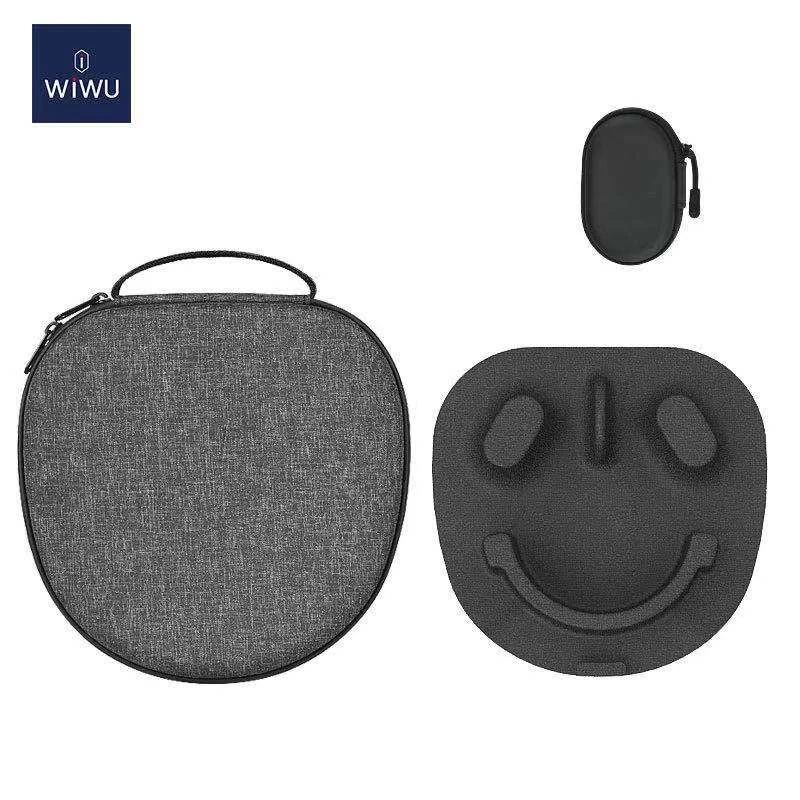 Wiwu Smart Case For Airpods Max Eva Hard Shell Water-resistant Auto  Disconnect The Bluetooth Connection Portable Cable Organizer - Earphone  Accessories - AliExpress