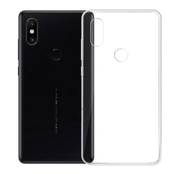 Custodia per telefono in silicone trasparente e antiurto, cover posteriore in gel TPU morbido con protezione a 360 gradi.