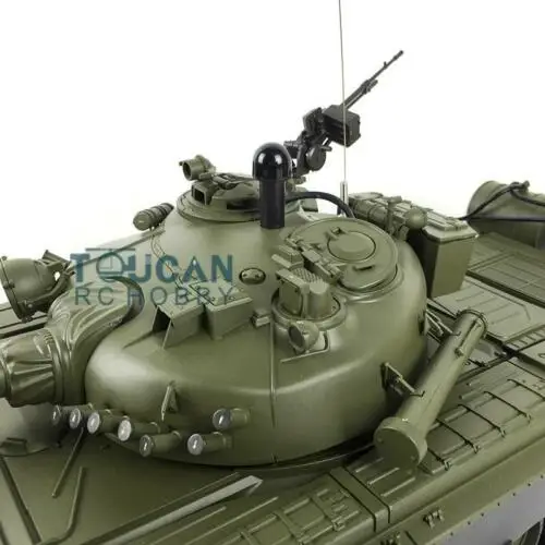 Радиоуправляемый бак Henglong 1/16 3939 6 дюймов пластик Россия T72 RTR с вращающимися