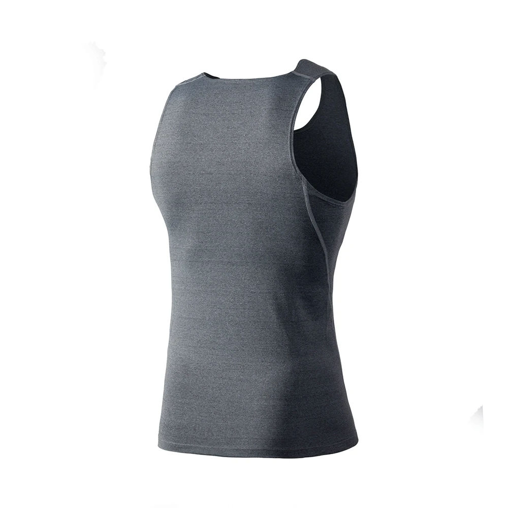 Fashion Fat Male Training Polyester 7 Colors Sport Fitness Gym Athletic Shirts Sleeveless Tops Sport Vest Comfortanble S-3XL