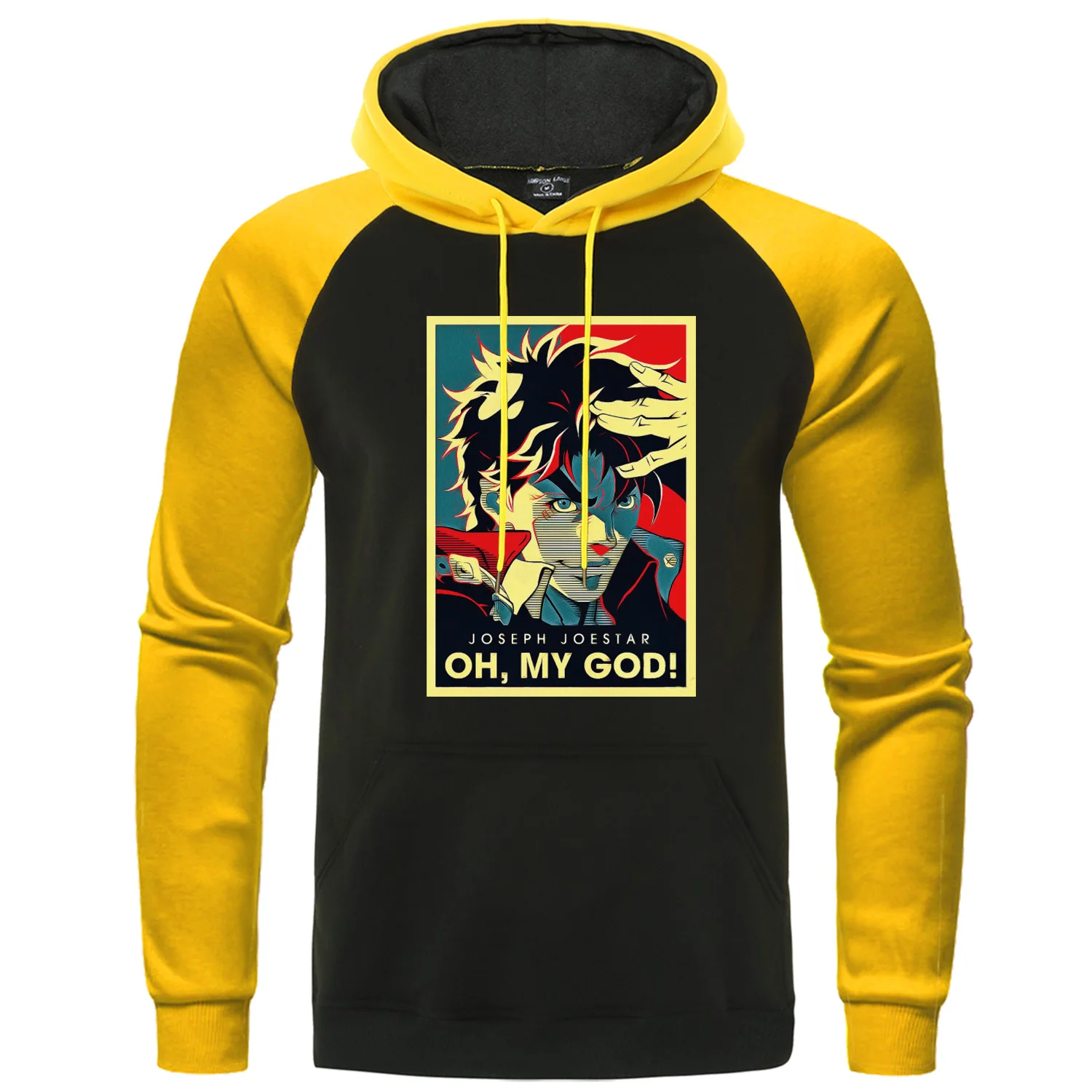 Толстовка мужская с капюшоном и надписью OH MY GOD|Толстовки свитшоты| |