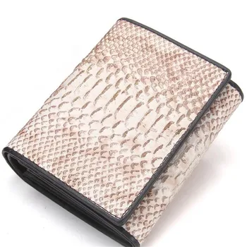 

Cowhide ladies wallet Leather iron hinge short clutch purse