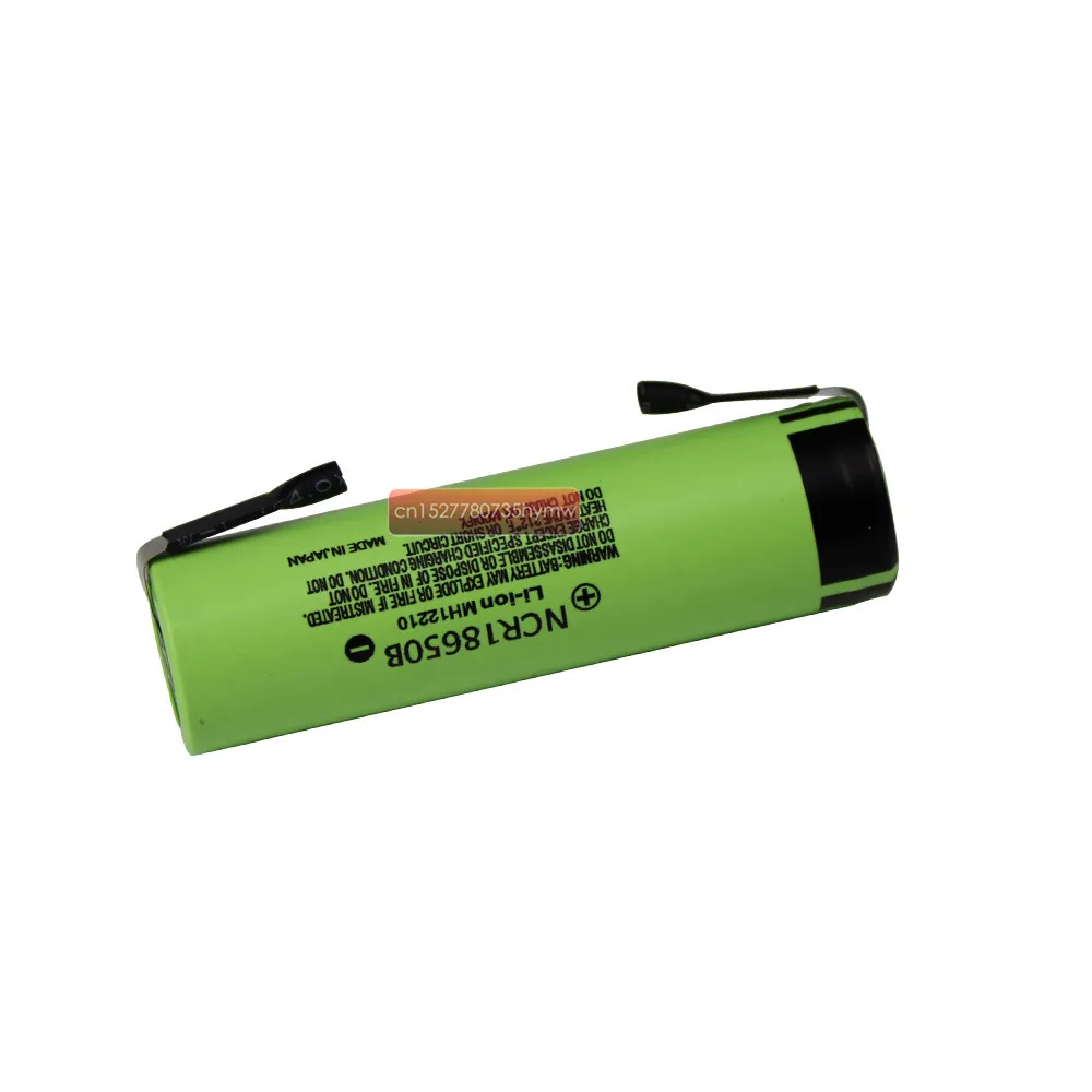 Panasonic NCR18650B 3,7 v 3400mah 18650 литиевая аккумуляторная батарея Сварка никель листовые батареи