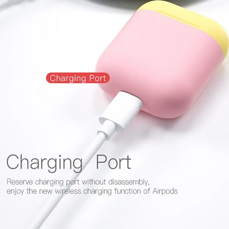 0,6 мм силиконовый чехол, защитный чехол для наушников, коробка для Apple Airpods, поддержка дропшиппинг