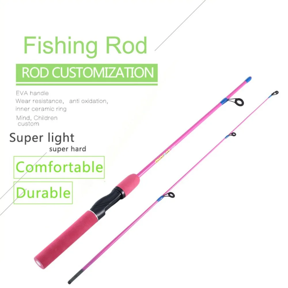 

Outdoor Fishing Color Fishing Rod 1.2 M Straight Handle Ice Fishing Rod Winter Fishing Gear Children Pole