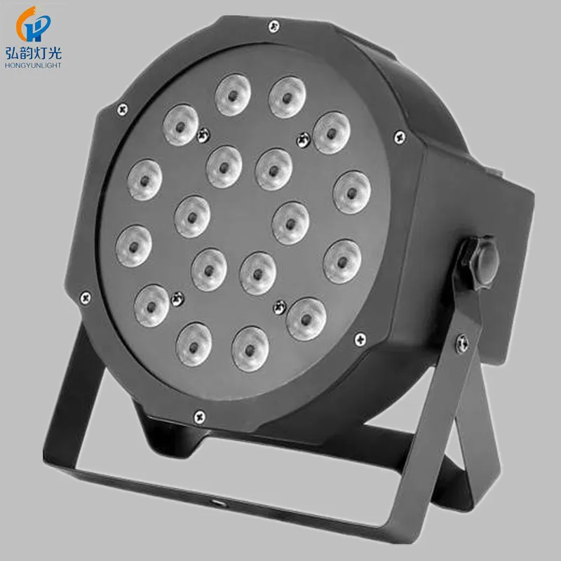 

Hot Sales LED Small PAR Light PAR Lights 18 Plastic Parabolic Aluminum Reflector Wedding Bar Washing Light Effect Light Lighting