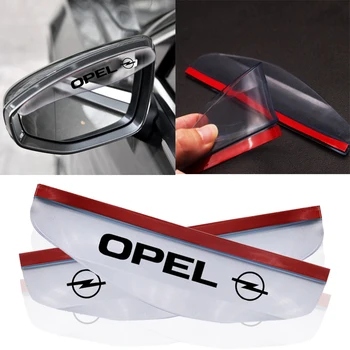 

2pcs/lot Universal PVC Car Rearview Mirror Rain Water Shade Rainproof Eyebrow Cover Side Shield for Opel Antara Meriva Zafira
