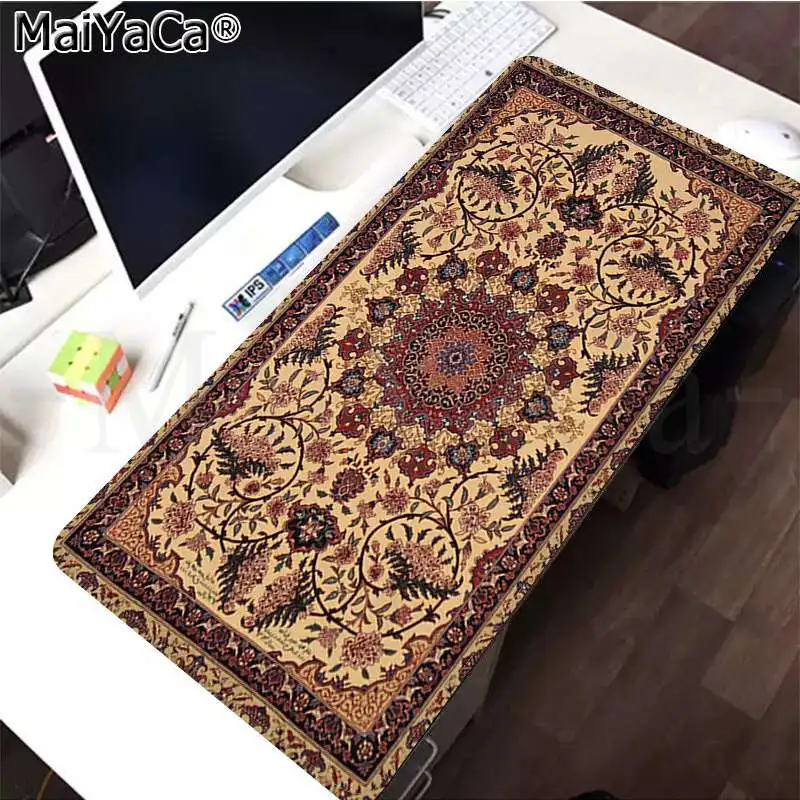Lock Edge 30x80cm MaiYaCa на заказ кожа персидский мини тканый коврик Удобная мышка коврик игровой коврик для мыши большой коврик для мыши клавиатуры коврик - Цвет: Lock Edge 30x80cm
