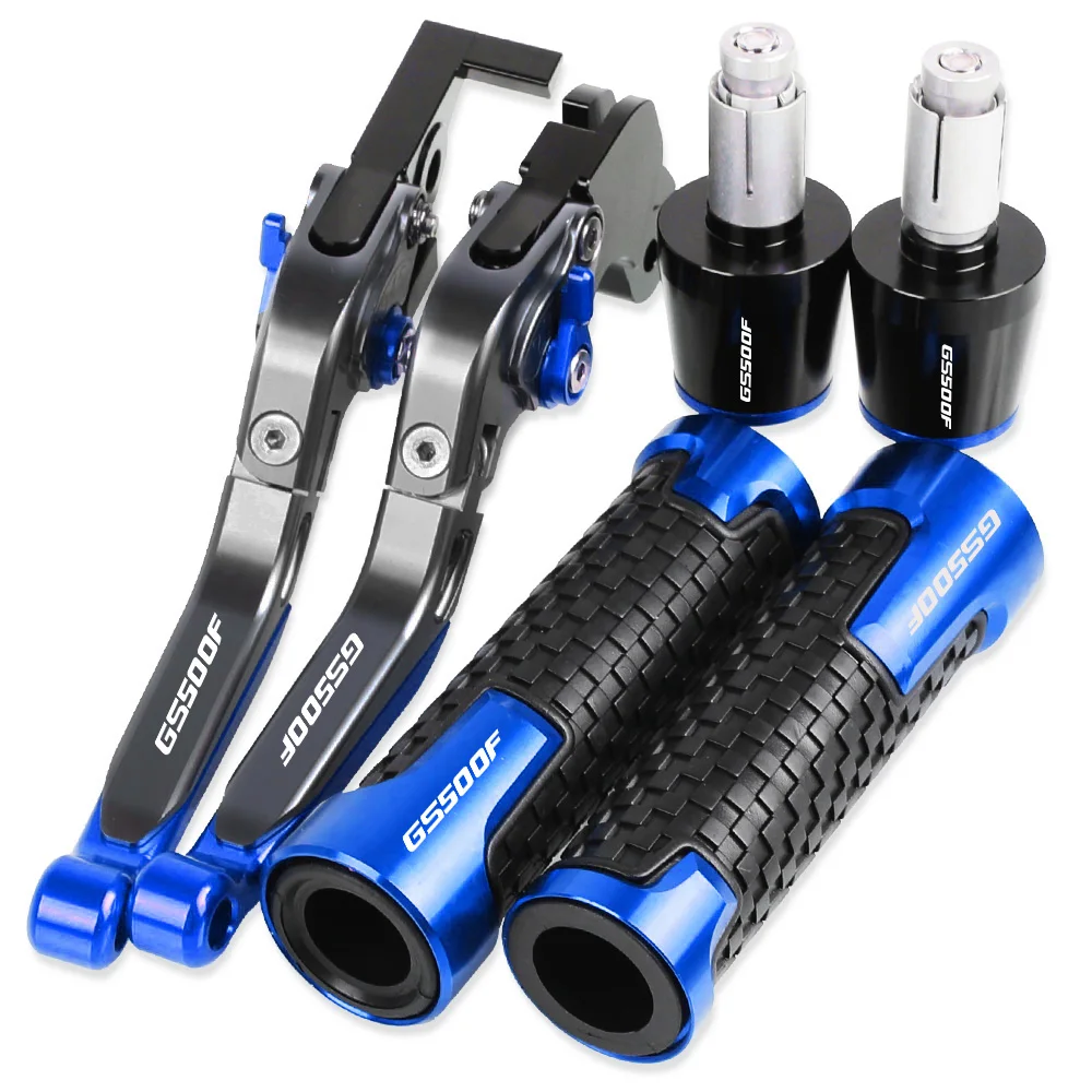 

For SUZUKI GS500F 2004 2005 2006 2007 2008 2009 GS 500F Motorcycle Accessories CNC Brake Clutch Levers Handlebar Hand Grips Ends