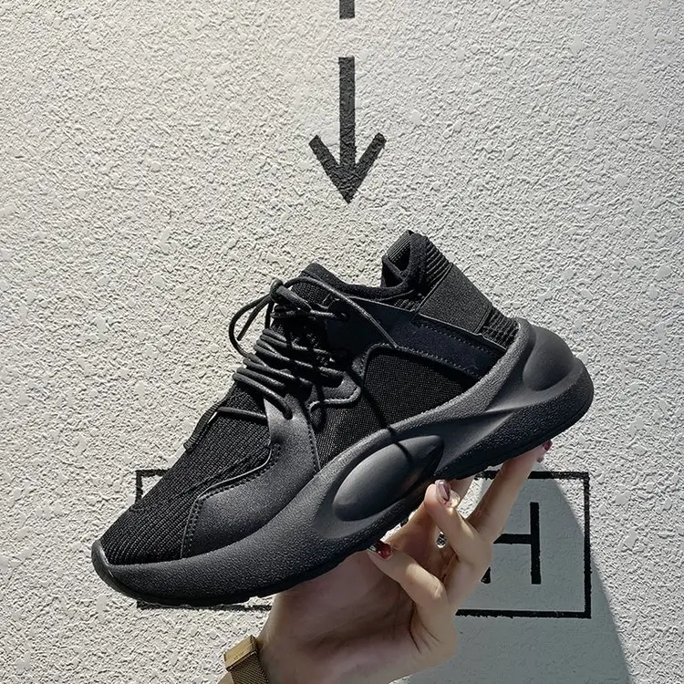 Women Platform Chunky Sneakers Casual Shoes Korean Fashion Winter Female Khaki Lace Up Comfortable Running Brand Dad Shoes Woman