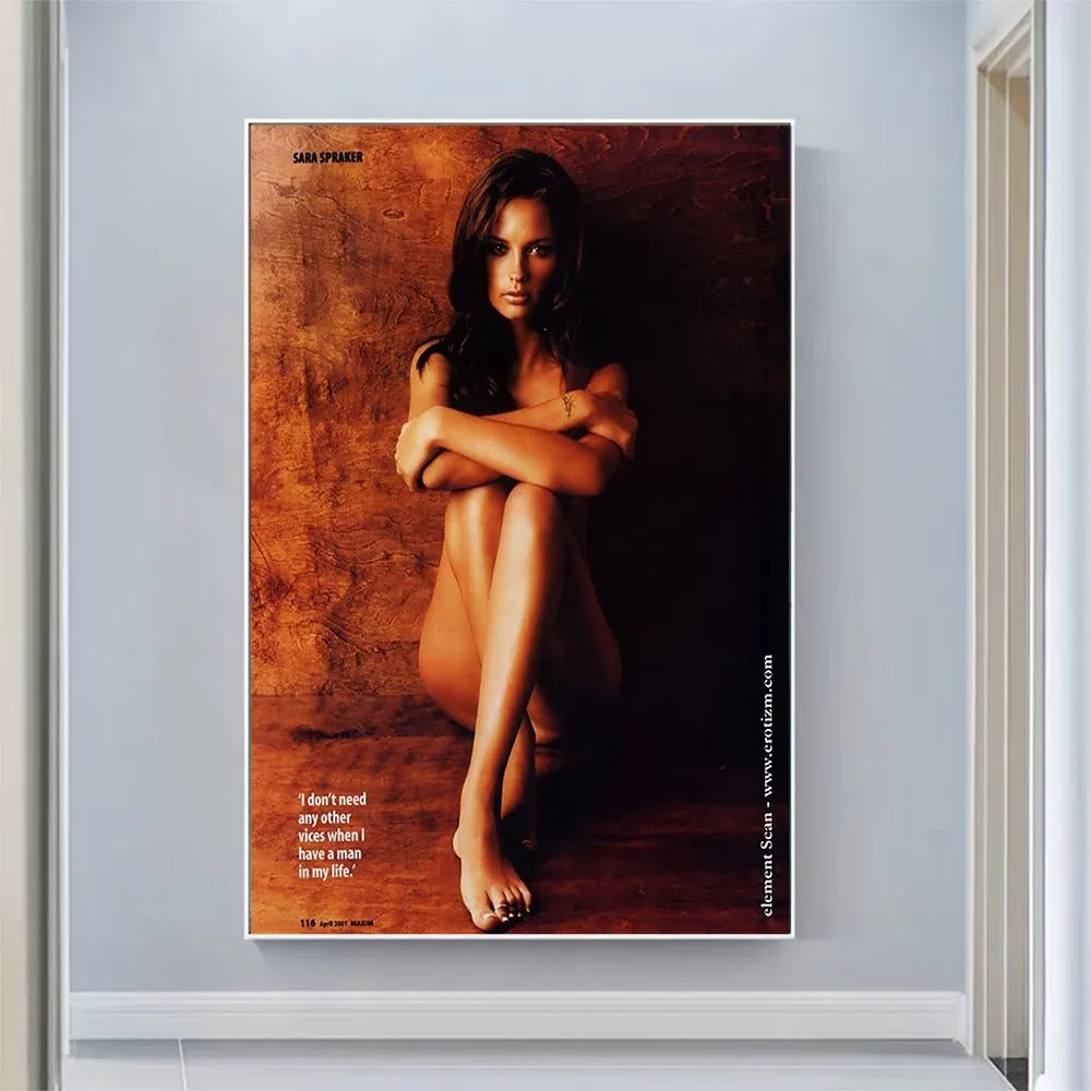 

Silk Cloth Wall Poster GQ April Art Home Decoration Gift