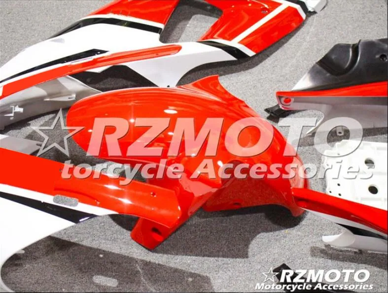 Высококачественная новая ABS форма мотоцикла Обтекатели подходят для Yamaha YZF-1000-R1 1998-1999 98 99 обтекатель кузова на заказ красный белый холодный