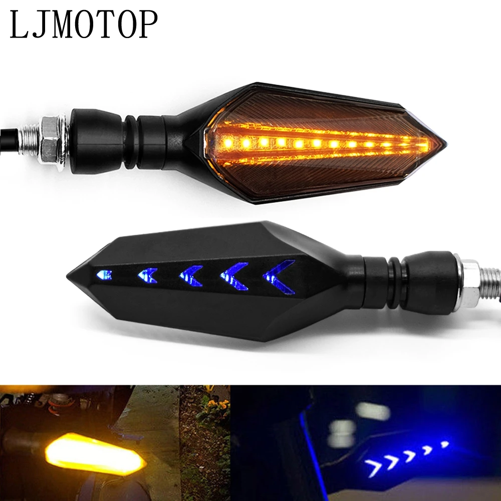 Luces LED universales para motocicleta, indicadores de señal para Yamaha YZF R3 YZF R25 YZF R6 YZF 600R FZR 600 FZ600