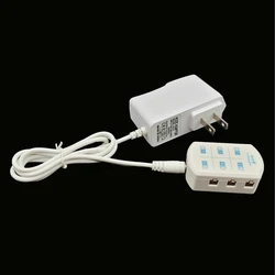 3V/12V AC/DC Adapter Power Supply with 6 ports output 3V/12V DC Railway Layout/Railroad Layout/Train Sand Table Layout Diorama