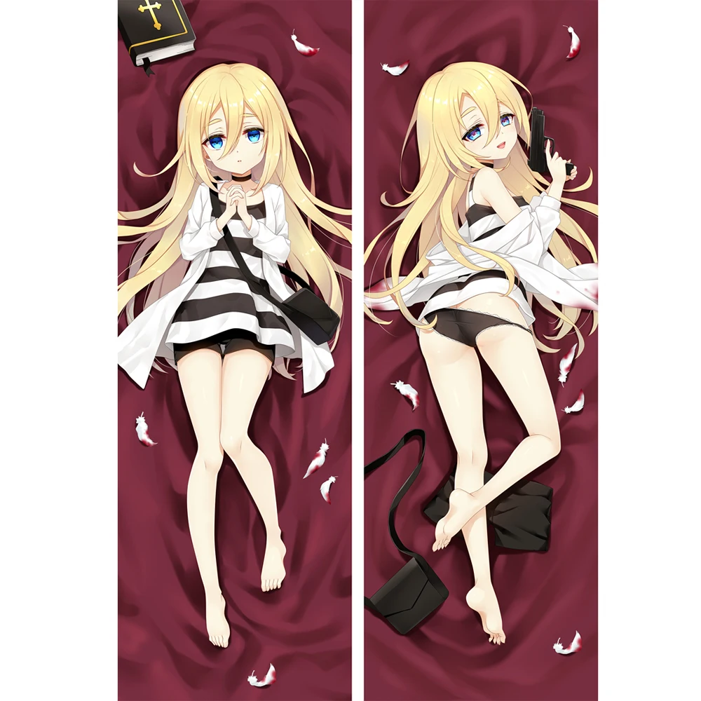 Декоративная наволочка для подушки Аниме Dakimakura с ангелами смерти Рейчел