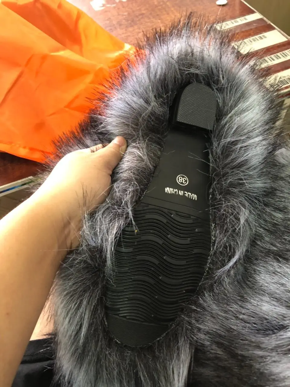 SWONCO Snow Boots Shoes Women Faux Fox Fur Shoes Winter Warm Over The Knee Hight Style For Women New Female Fashion Boots