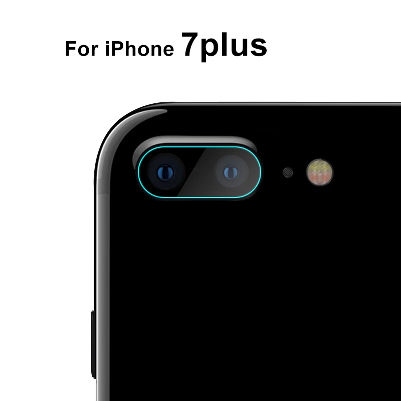 For iPhone 7 Plus 2 шт. объектив камеры закаленное стекло для iPhone 11 Pro MAX XR XS X Объектив Защитная пленка для экрана крышка для iPhone 8X7 11 Pro Max 11Pro - Цвет: For iPhone 7 Plus