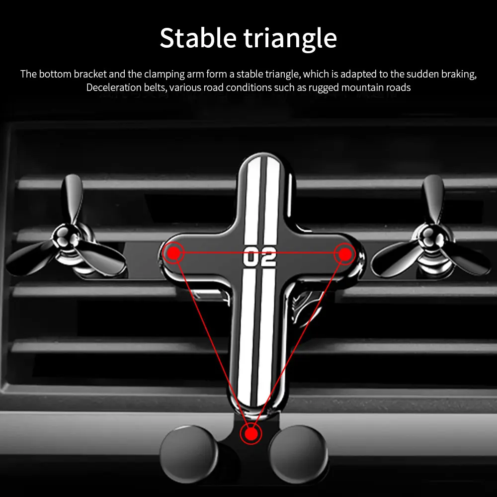 KISSCASE Flugzeug Schwerkraft Auto Telefon Halter Für iPhone 11 7 X Air Vent Outlet Clip Halter Air