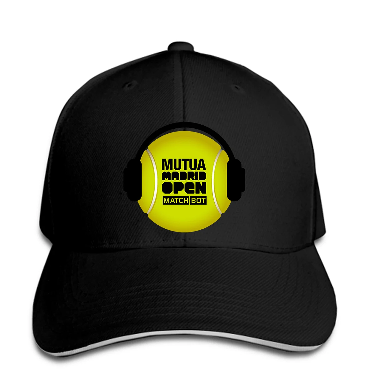Для мужчин Бейсбол Кепки логотип Mutua Madrid Open Snapback Кепки Для женщин шляпа с остроконечным