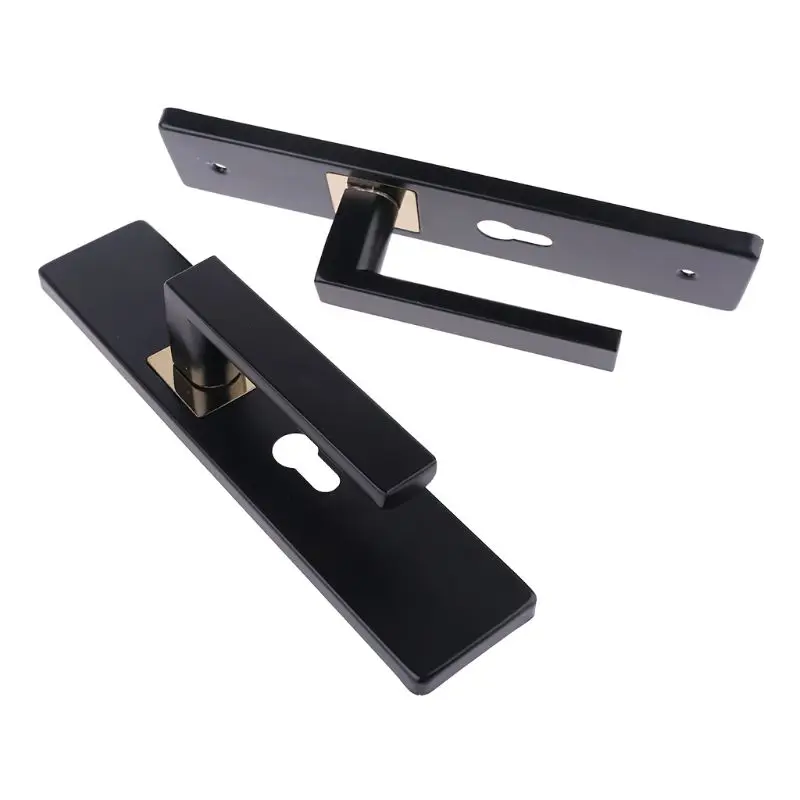 

Aluminum Alloy Door Lock Continental Minimalist Mute Cylinder Security Interior