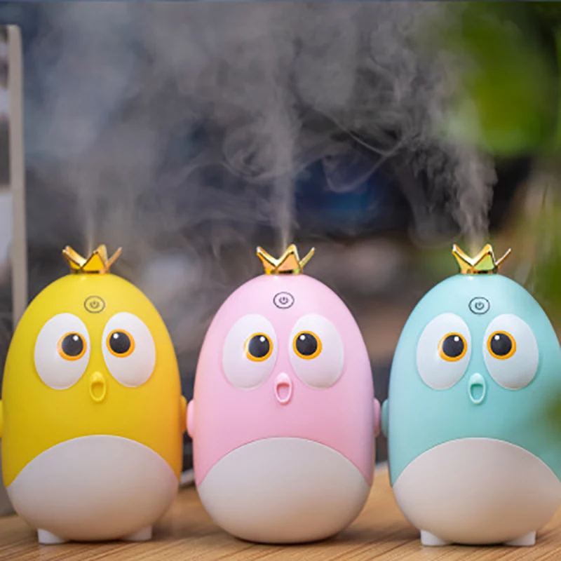 

Factory Direct Sales Chicken Usb Touch Humidifier Cute Mini Home Air Purifier Mute Dormitory Desktop Humidifier
