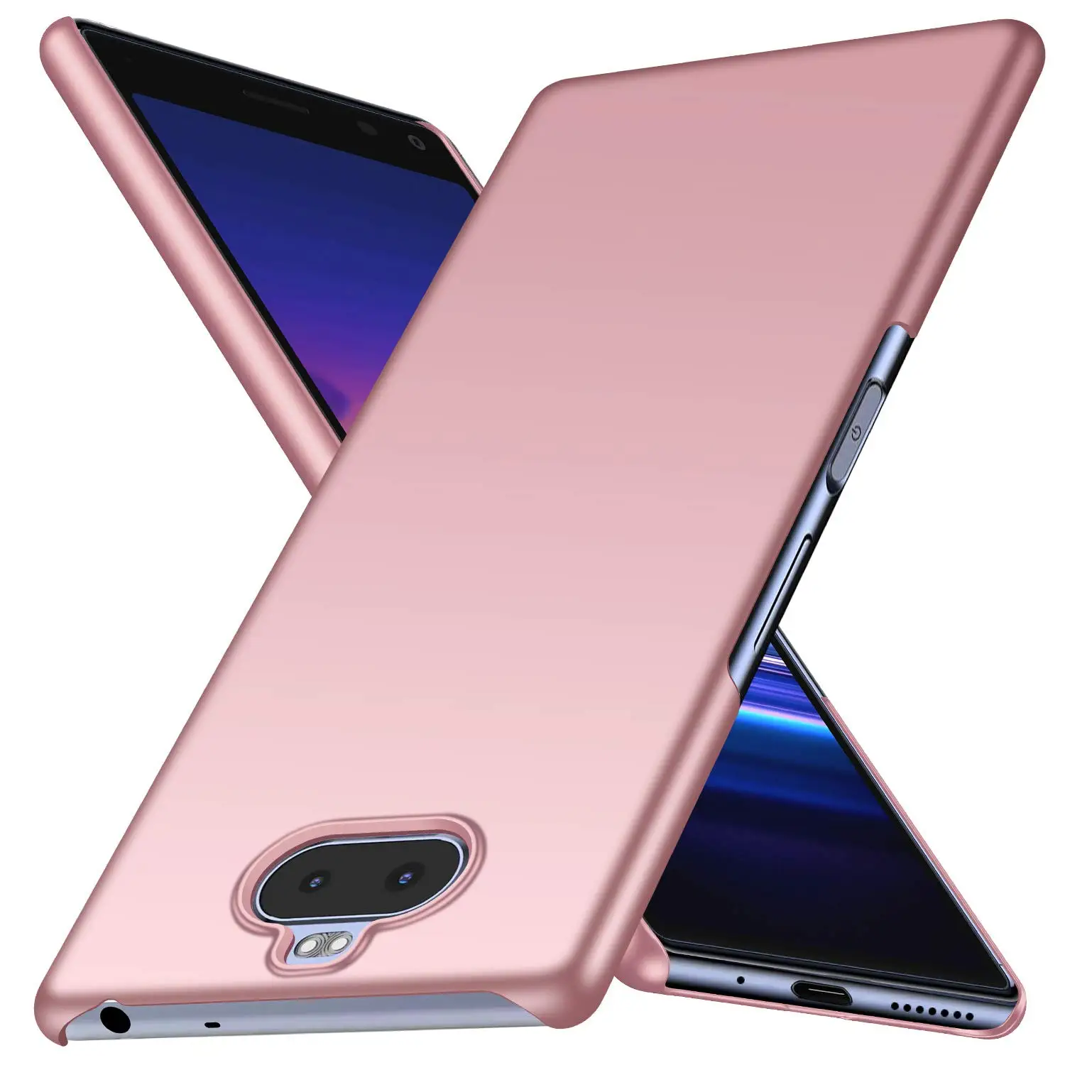 Для sony Xperia 8 чехол ультра тонкий жесткий PC задняя крышка матовый чехол для sony Xperia8 полная Защита задняя крышка телефона 6,0 дюймов