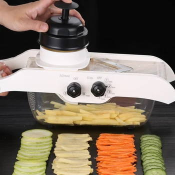 

Multi function hand protector chopper adjustable slicer
