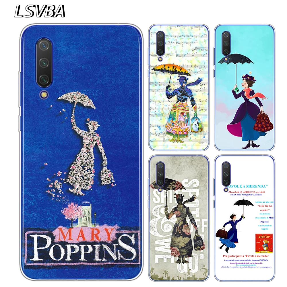 

Mary Poppins Style for Xiaomi Mi Note 10 9 8 9T CC9 E SE F1 Mix 3 Play A3 A2 A1 6X 5X Pro Lite Phone Cases