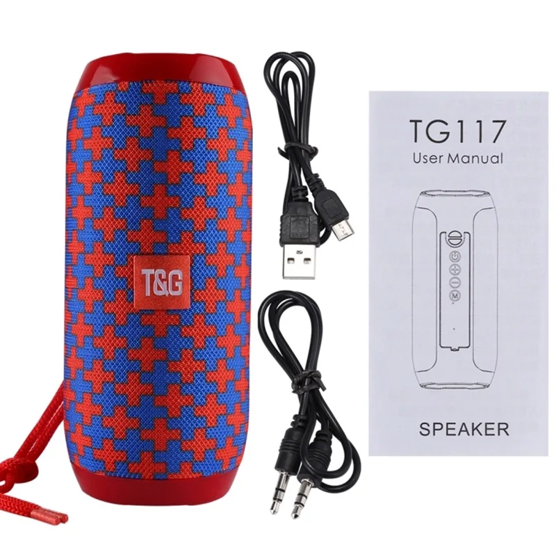 TG117 Portable Hifi Bluetooth Speaker Waterproof Wireless Speaker 20w USB Speakers Support AUX TF Subwoofer Loudspeaker TG117 Portable Hifi Bluetooth Speaker Waterproof Wireless Speaker 20w USB Speakers Support AUX TF Subwoofer Loudspeaker