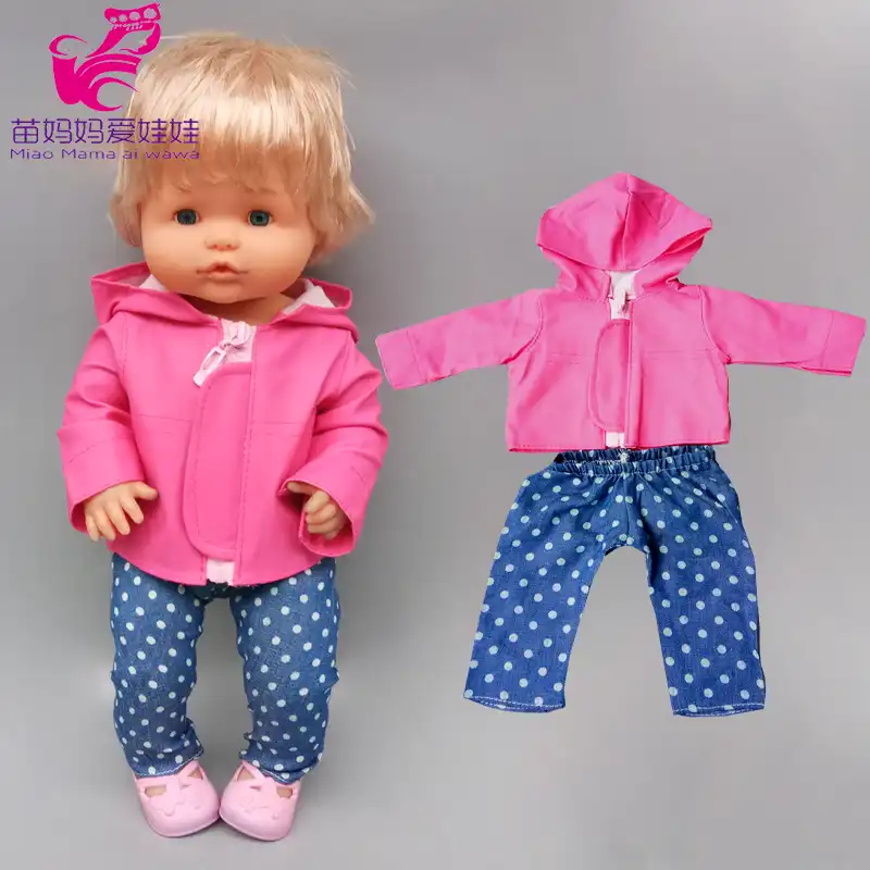 Abrigo De 40cm Para Bebe Nenuco Ropa Para Muneca Abrigo De 38cm Chaqueta De Cuero Para Muneca Munecas Aliexpress