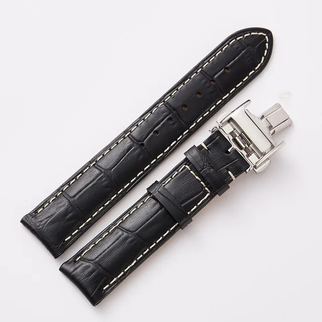 Kulit Sapi Asli Watchband Watch Tali 