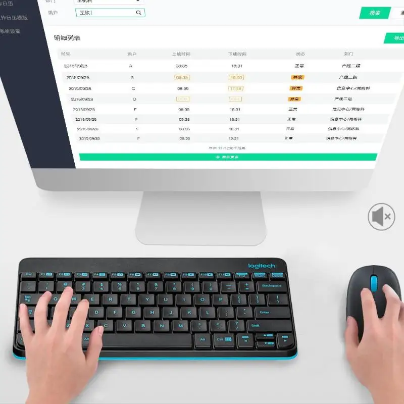 Набор беспроводной клавиатуры и мыши для Windows хромированной ОС logitech MK245