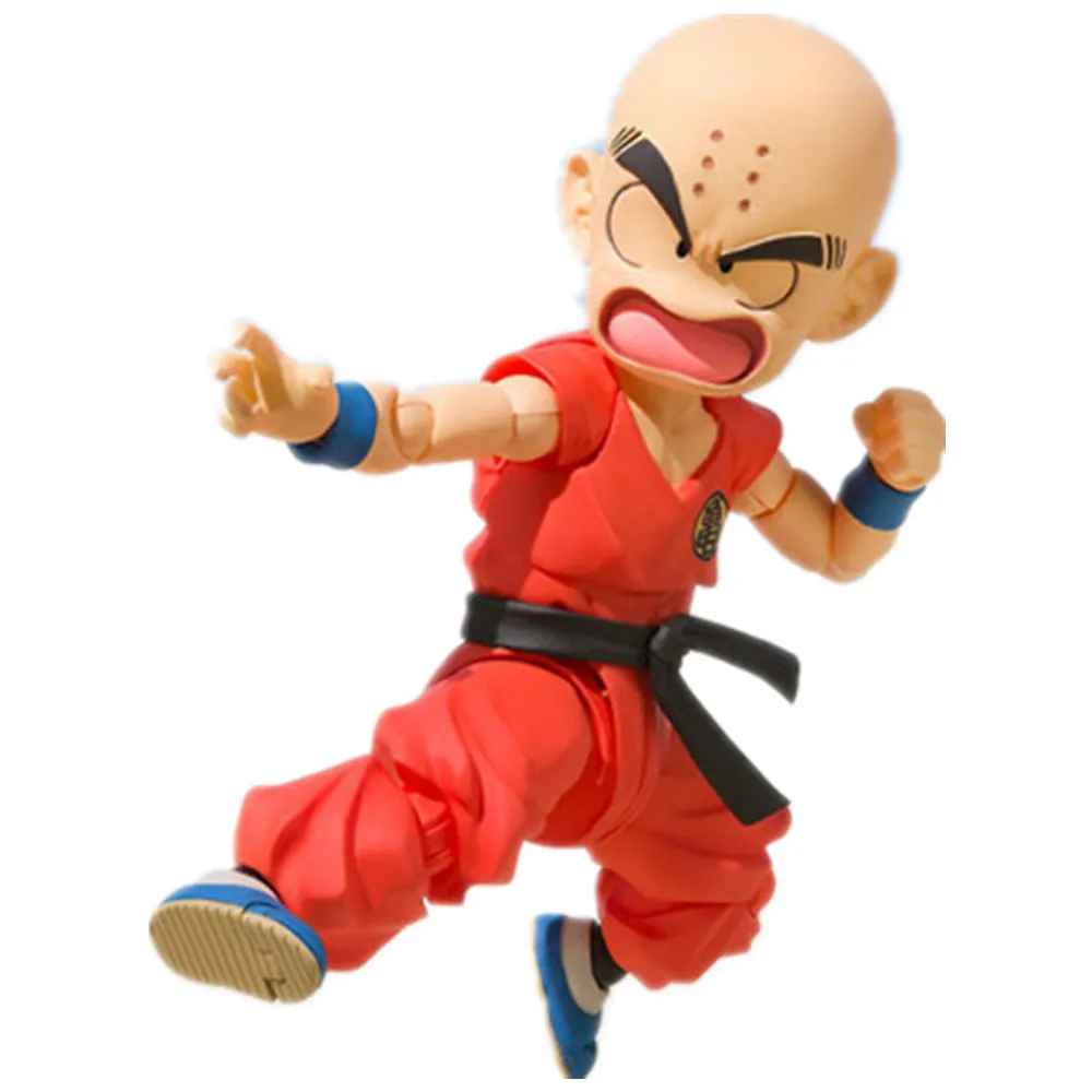 Dragon Ball Z Kuririn ПВХ фигурка подвижные игрушки аниме Dragon Ball Супер Krillin фигурка Коллекционная модель игрушки 100 мм