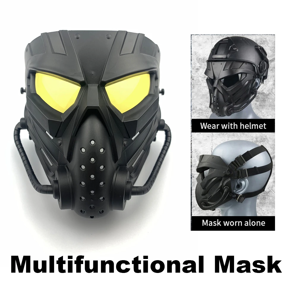 Anti-Fog PC Lens Tactical Mouth Mask