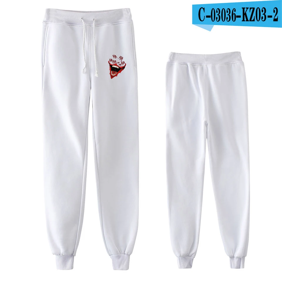 Joker мужские спортивные штаны Cooton высокого качества спортивные штаны лосины модная одежда удобные повседневные штаны - Цвет: white