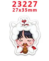 23227 30 шт мультфильм персонаж плоское украшение из смолы PR 19092 - Цвет: 23227