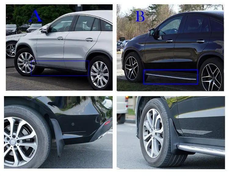 Для Mercedes-Benz GLE-Class Coupe(C292) GLE250 350 2012- Брызговики крыло брызговик Автомобиль Стайлинг 4 шт