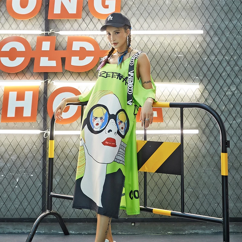 Летняя женская футболка юбка уличная мода Брендовое платье с короткими рукавами