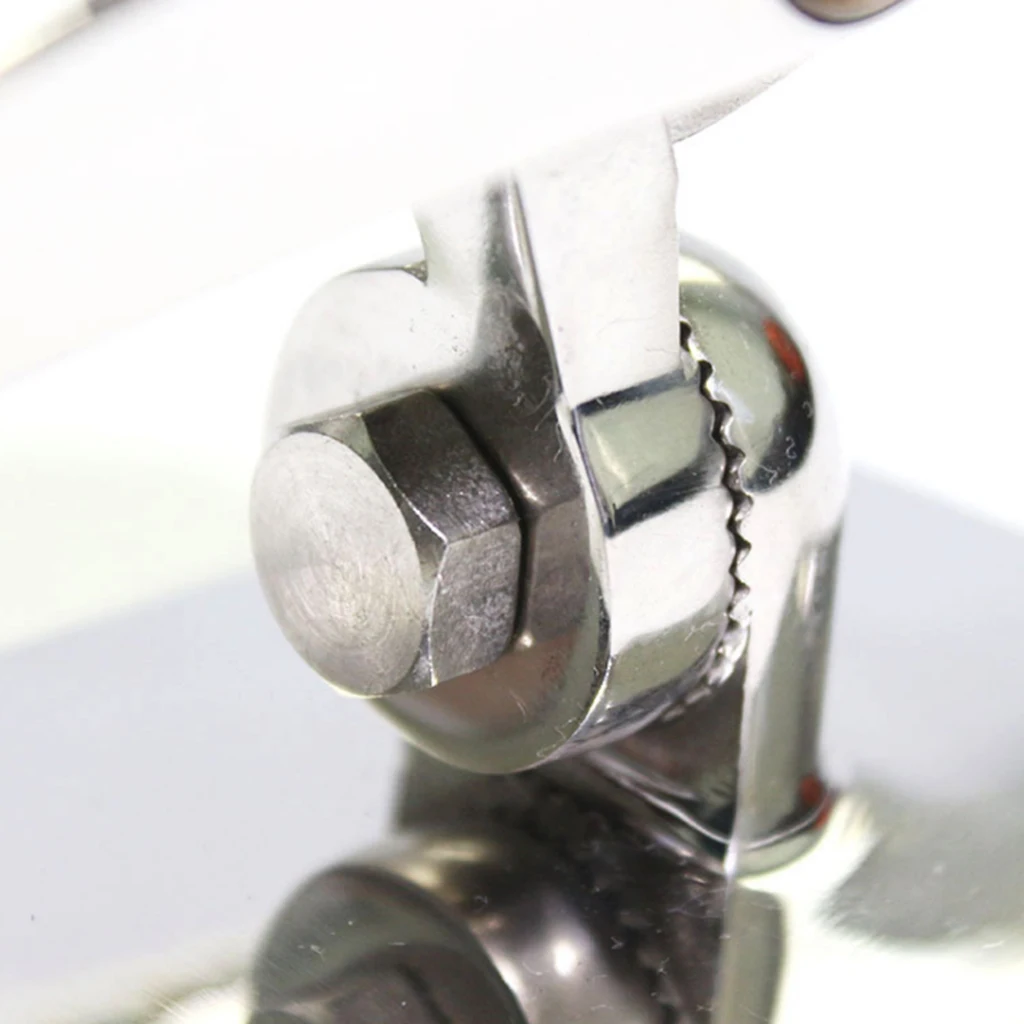 Boat Yacht Radio VHF Antenna Ratchet Mount Base - Marine 316 Stainless Steel