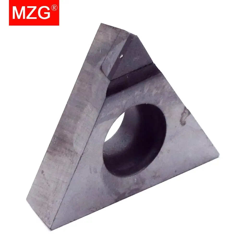 MZG 1 шт. TPGW 090202 TPGT 110302 PCD CNC токарные расточные карбидные вставки для алюминиевых