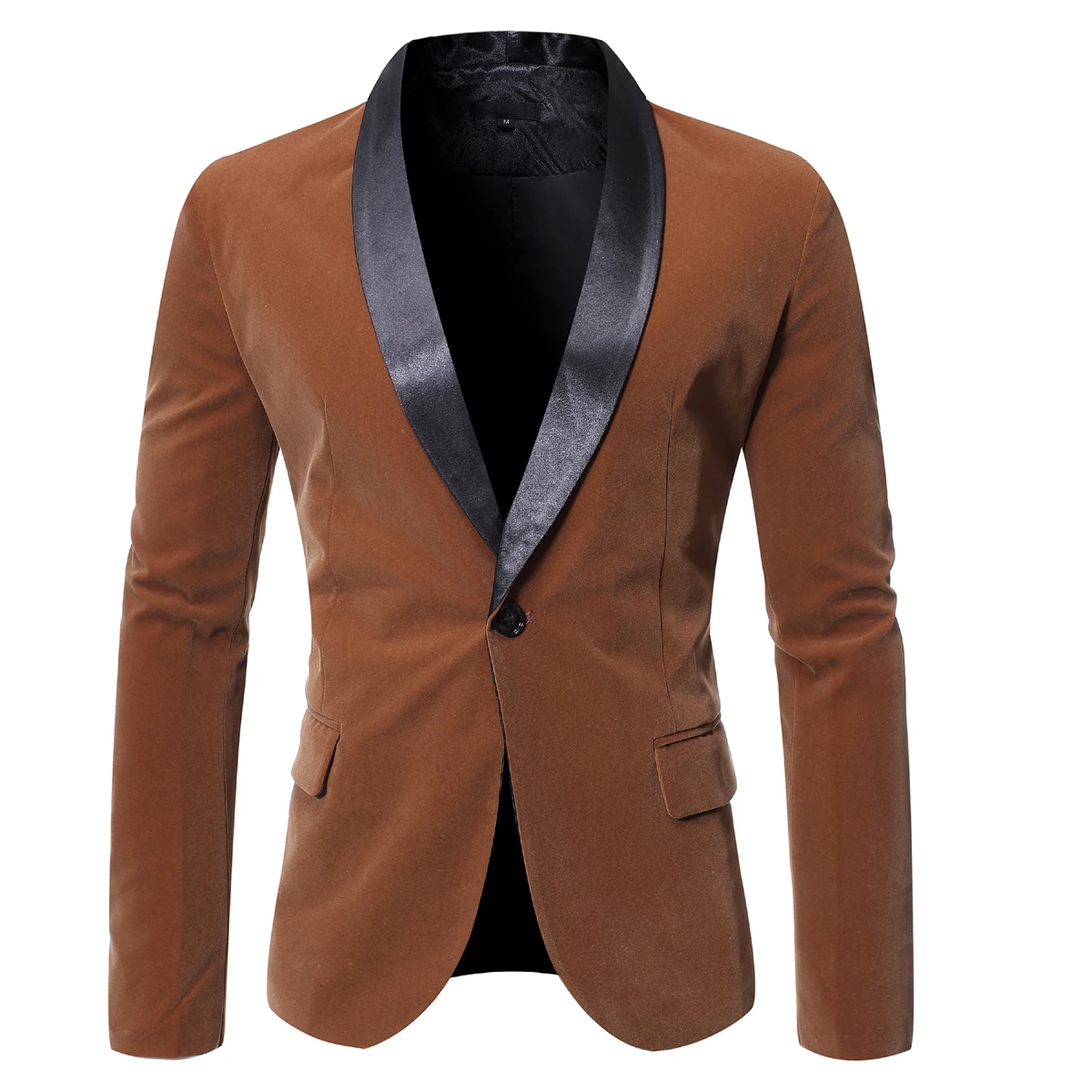 PUIMENTIUA 2019 Fashion Men Autumn Velvet Blazers Vintage Solid V-Neck Groom Men Suits For Wedding Costume Slim Button Blazer PUIMENTIUA 2019 Fashion Men Autumn Velvet Blazers Vintage Solid V-Neck Groom Men Suits For Wedding Costume Slim Button Blazer