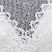 Femmes Sexy dentelle soutien-gorge sans fil non rembourré Lingerie florale dentelle Bralette femme Ultra mince Sexy brassière sous-vêtements pour fille A/B tasse 4