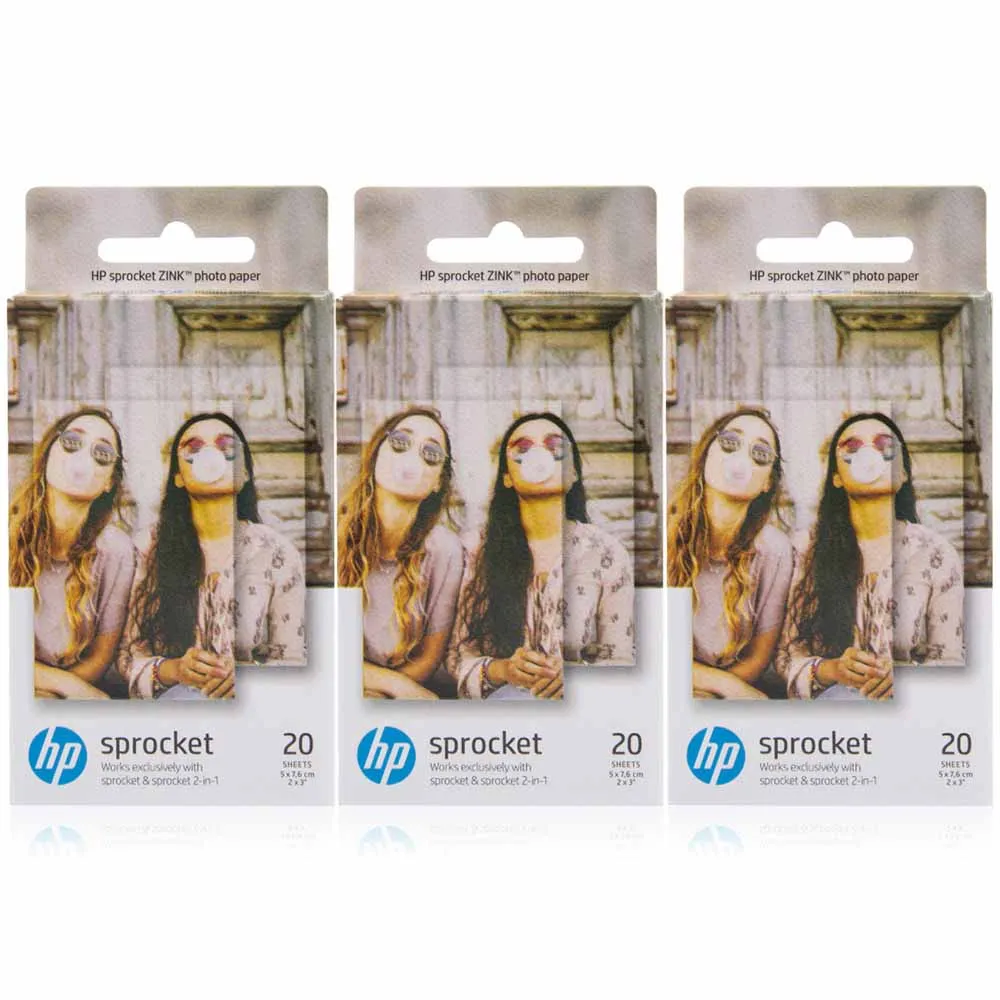 60 Sheets 100 листов hp звездочки цинкованные Стикеры Фотобумага 2x" предназначен для hp звездочки или hp звездочки 2-в-1 Для Фотопечати 5 Коробков - Цвет: 60 Sheets
