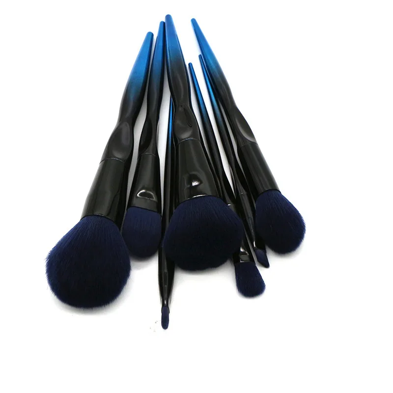 7pcs Makeup Brushes Set Professional Eyes Makeup Beauty Tools kit Brushes Soft Fiber Gradient Handle Makeup Brush