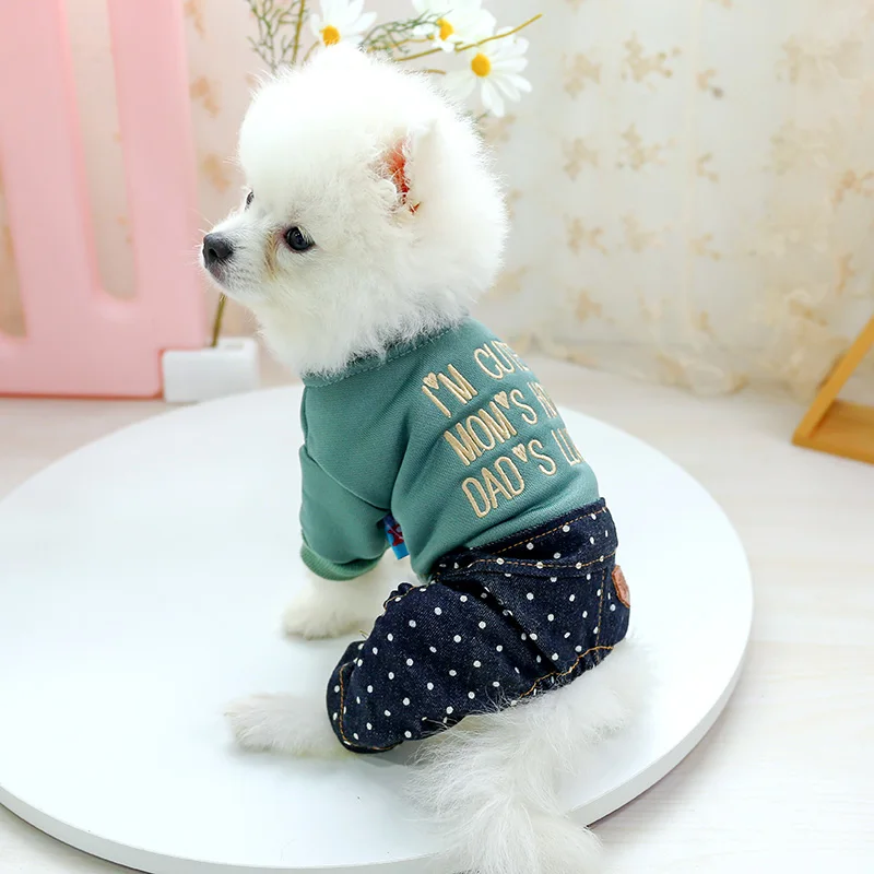 绣花点点牛仔裤_8880