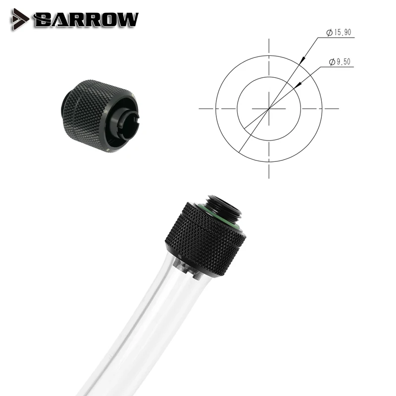 Sistema de Refrigeração De Água, Preto Branco