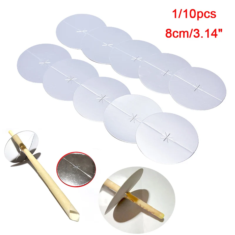 1Pcs/10Pcs Protective Case Dia. 8cm Beeswax Candle Protectors - Personal Ear Care Protective Disk/Disc