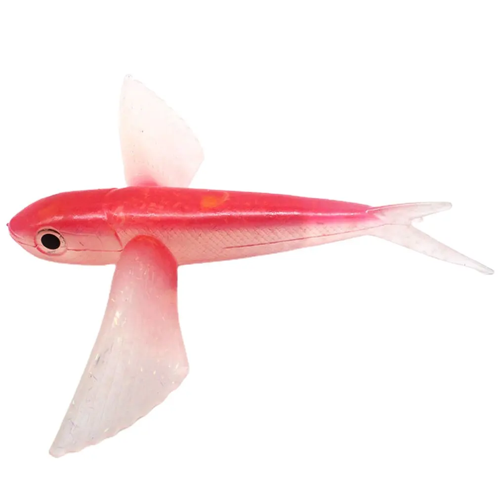 

Bionic Flying Artificial Fish Fishing Lure Marine Water Bait Trolling Tuna Soft Baits For Fishing Accessories