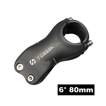 

TOSEEK Handlebar Stem Full Carbon Fiber Bicycle Bike Texture 6/17 Degrees